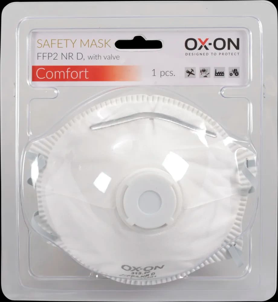 OX-ON Mask FFP2 NR D w/ Valve Comfort