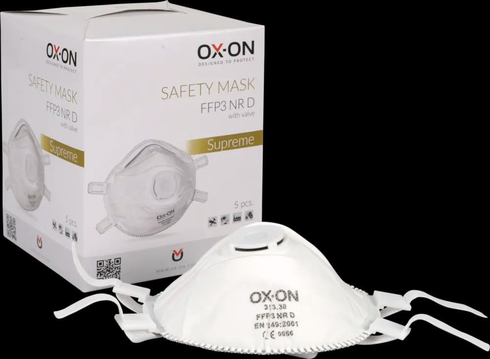 OX-ON Mask FFP3 NR D w/ Valve Supreme
