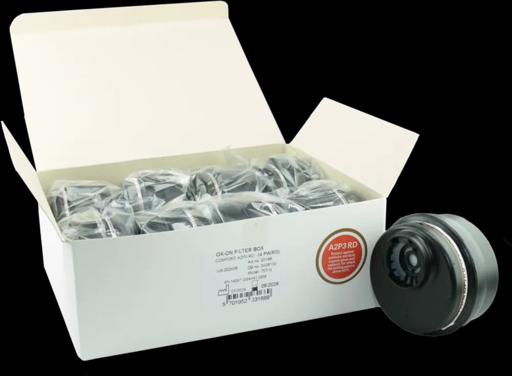 OX-ON Filter Box w/4 sets Comfort A2P3 D