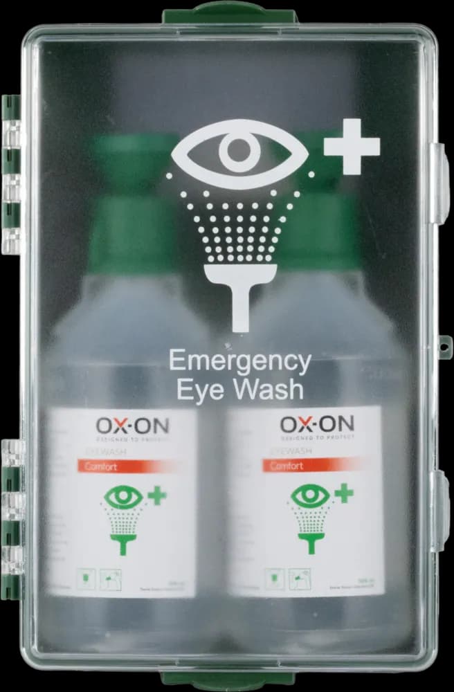 OX-ON Eyewash station w/ 2 x 500 ml bottles